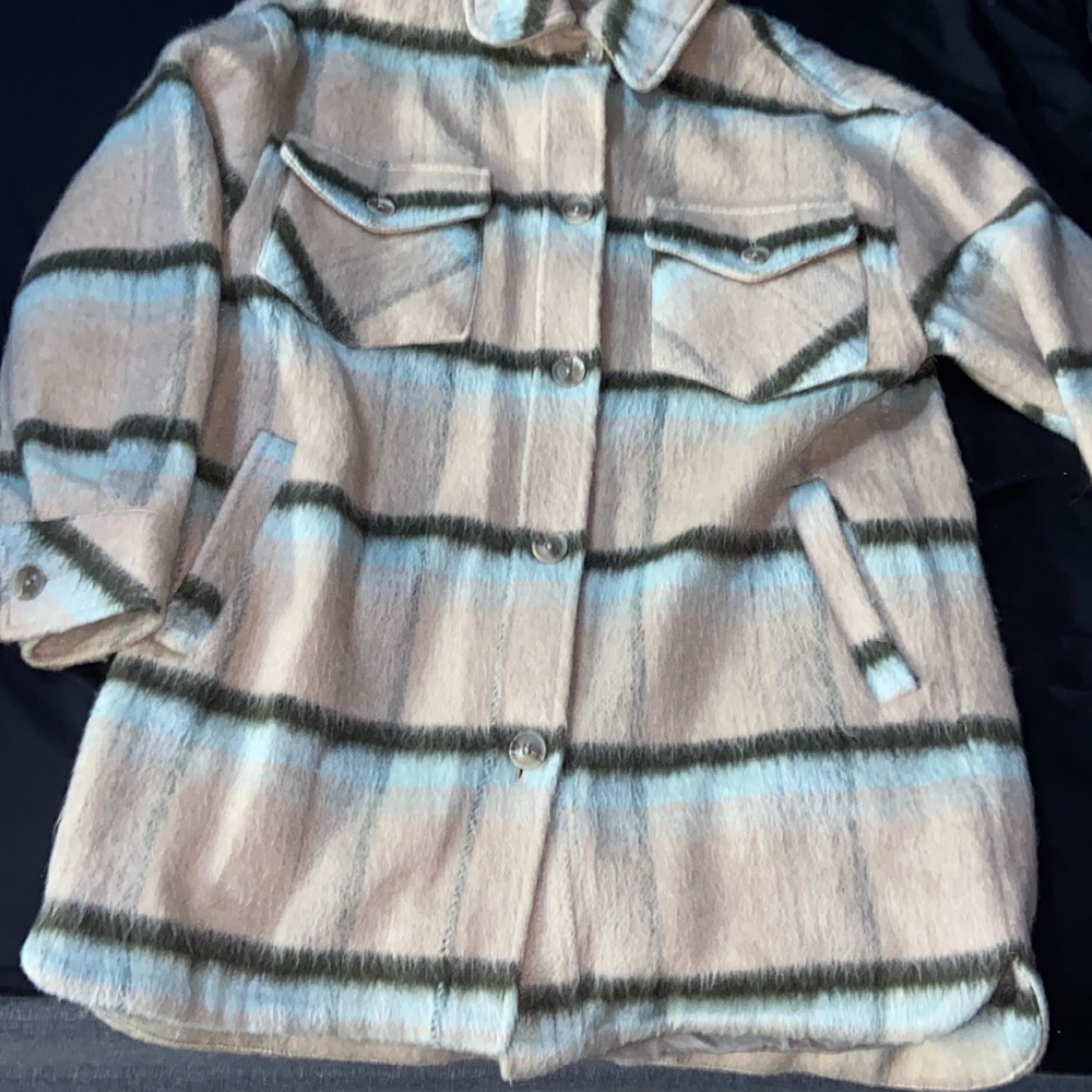 Free people Vienna brushed wool shirt jacket - Picture 10 of 10
